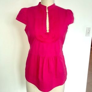 Replay hot pink belted stylish cotton top